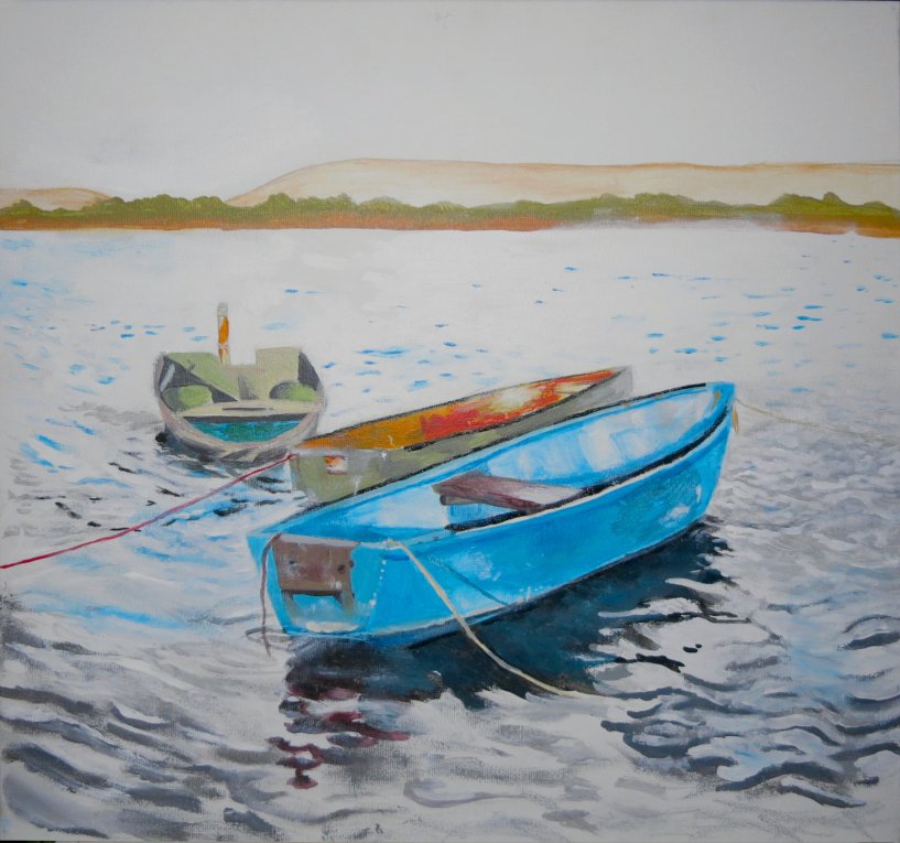 Bateau bleu