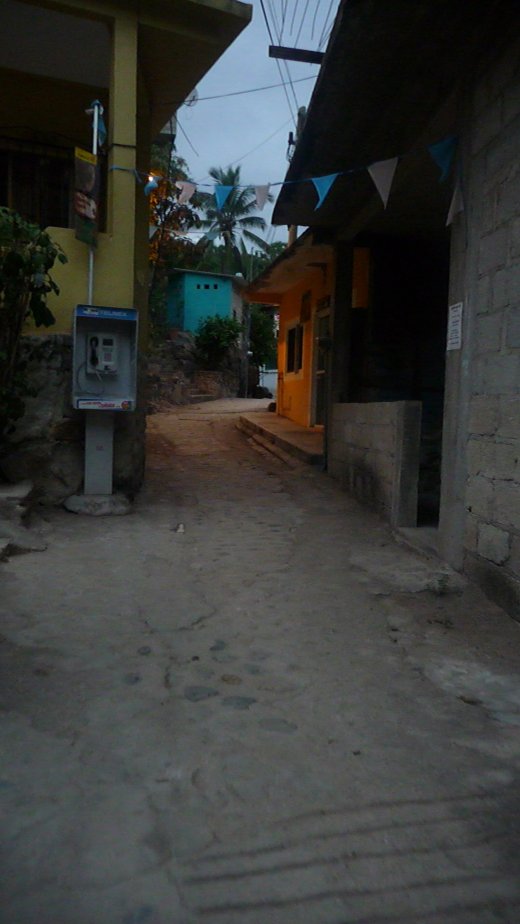 Yellow, aqua and orange