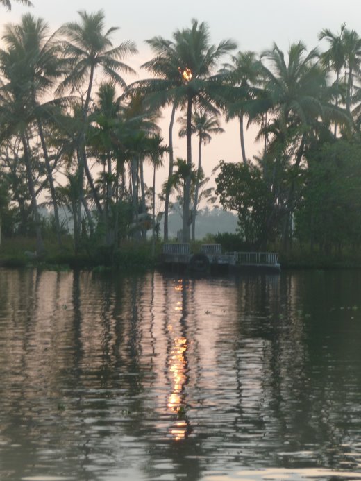 The sun sheds a tear at sunset